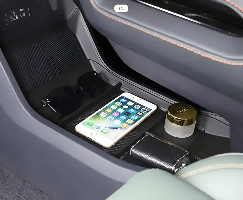 Organizador de consola central con compartimentos para CHERY iCAR-03