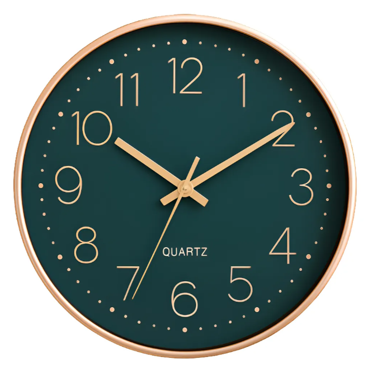 Cámara Espía Reloj De Pared Wifi Hd - Dorado Oscuro