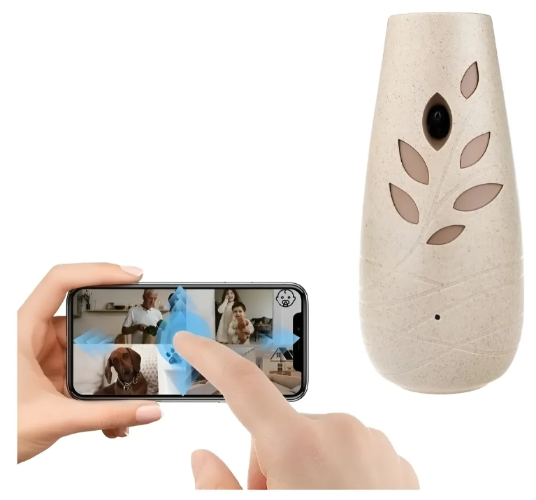 Cámara Espía en Difusor WiFi 1080P – Discreta, Moderna y Segura