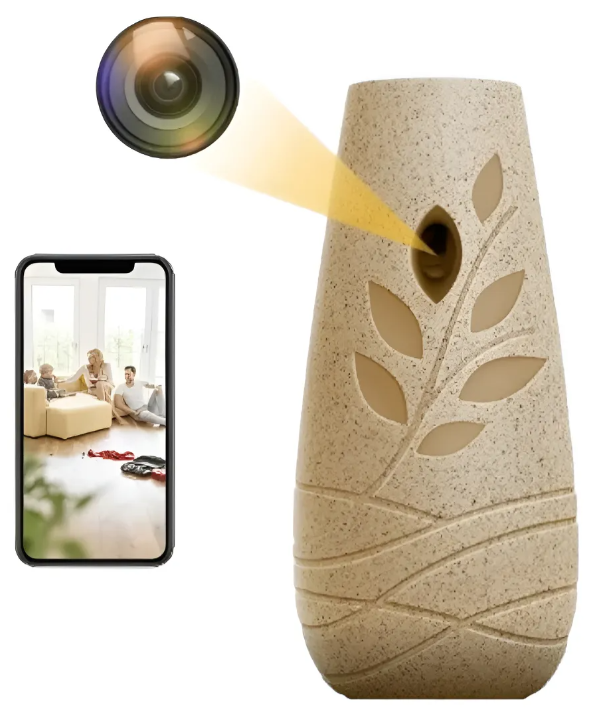 Cámara Espía en Difusor WiFi 1080P – Discreta, Moderna y Segura