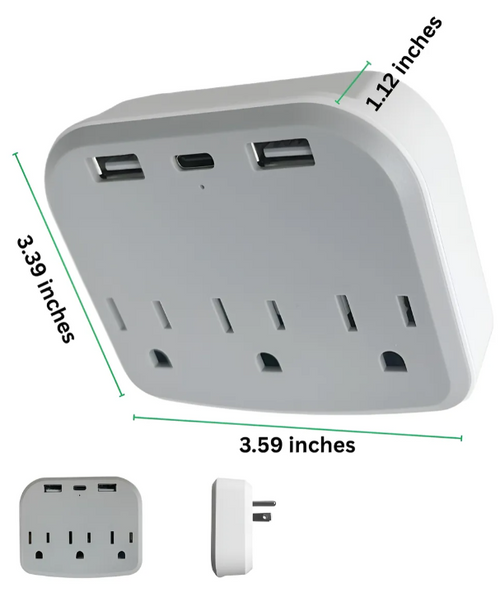 Cámara De Vigilancia Espía 4k, Wifi, Seguridad 24h - Blanco