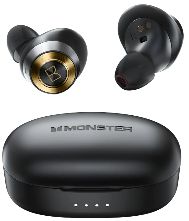 Audífonos Inalámbricos Monster Achieve 100 Airlinks Dorado Negro