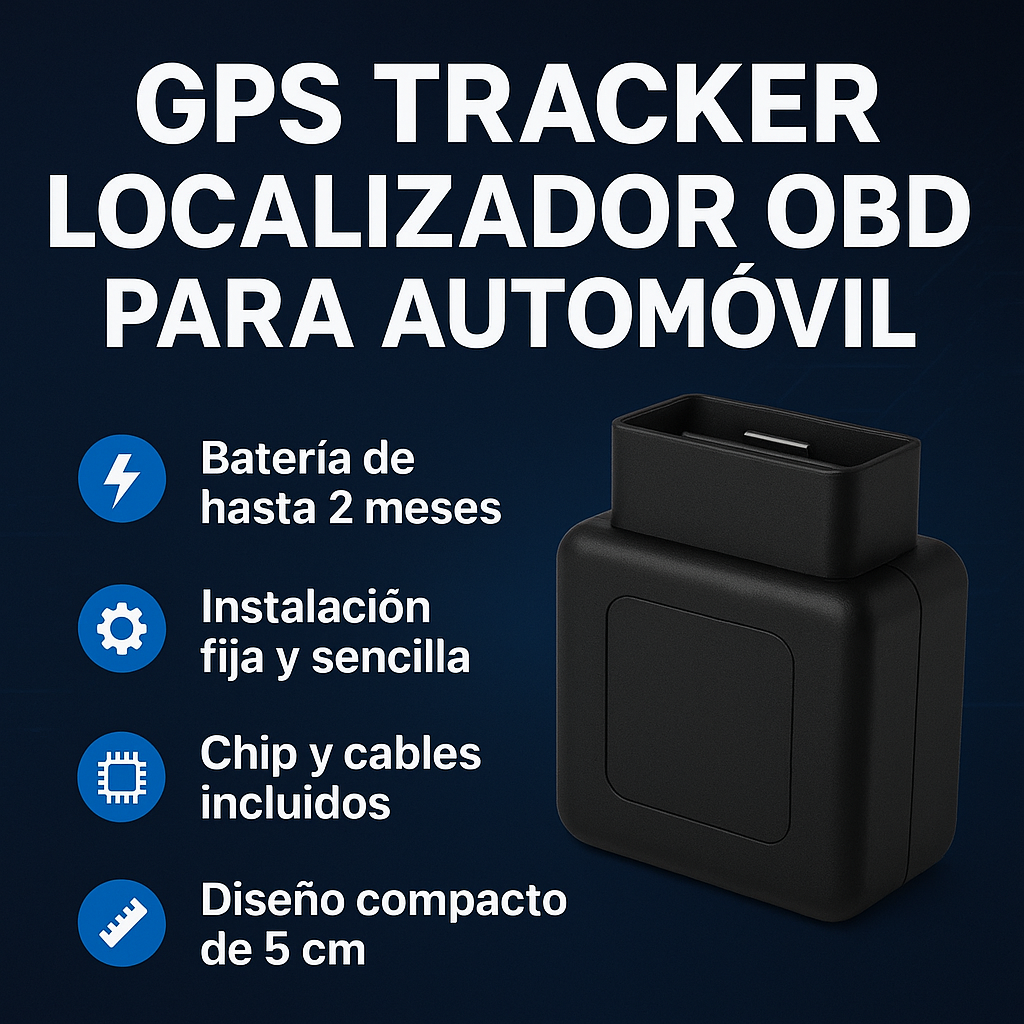 GPS Tracker Localizador OBD para Automóvil