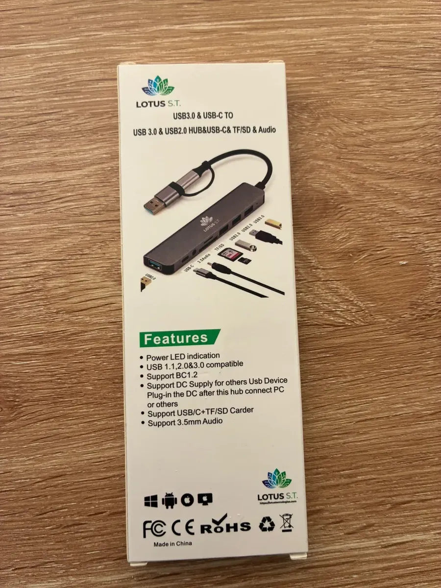 Multiplicador De Puertos 8 En 1 - Usb