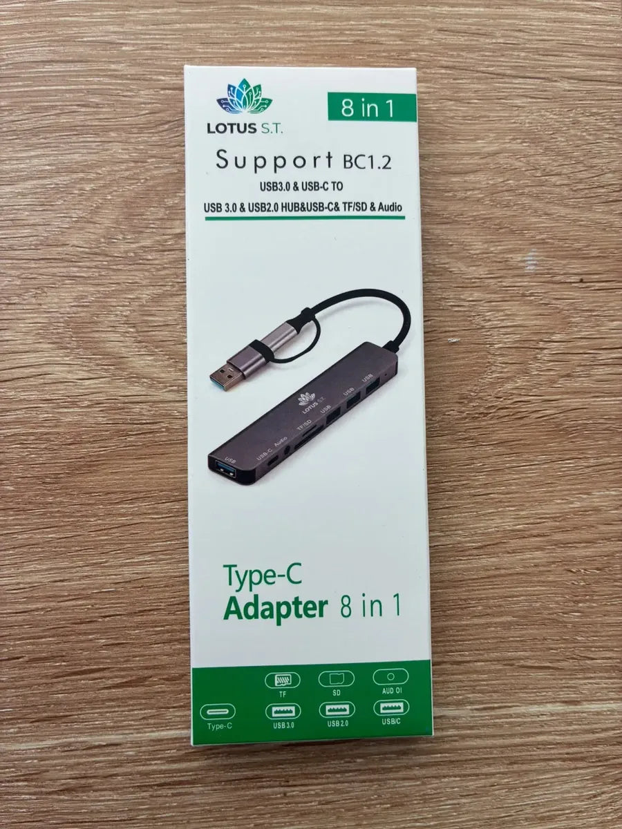 Multiplicador De Puertos 8 En 1 - Usb