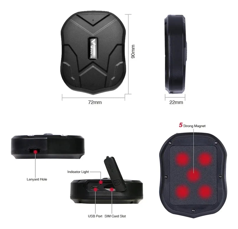 Rastreador Gps Tkstar-tk905 B 10.000 Miliamperios 4g
