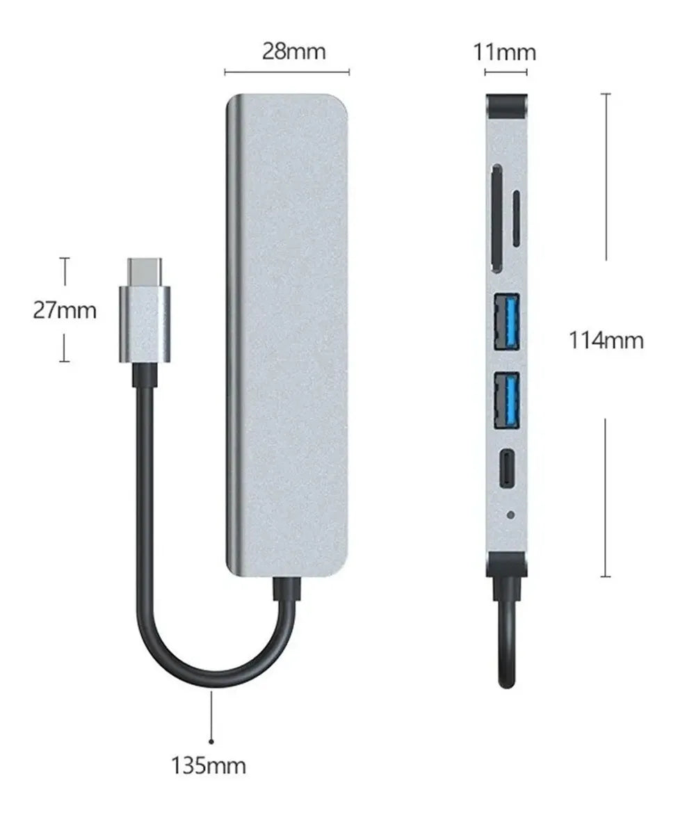 Hub Rapido 6 en 1 | Expande tu productividad en segundos