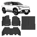 Tapetes TPE Termoformados 3.5 mm Kia EV5 2025 - 2026 + Baúl