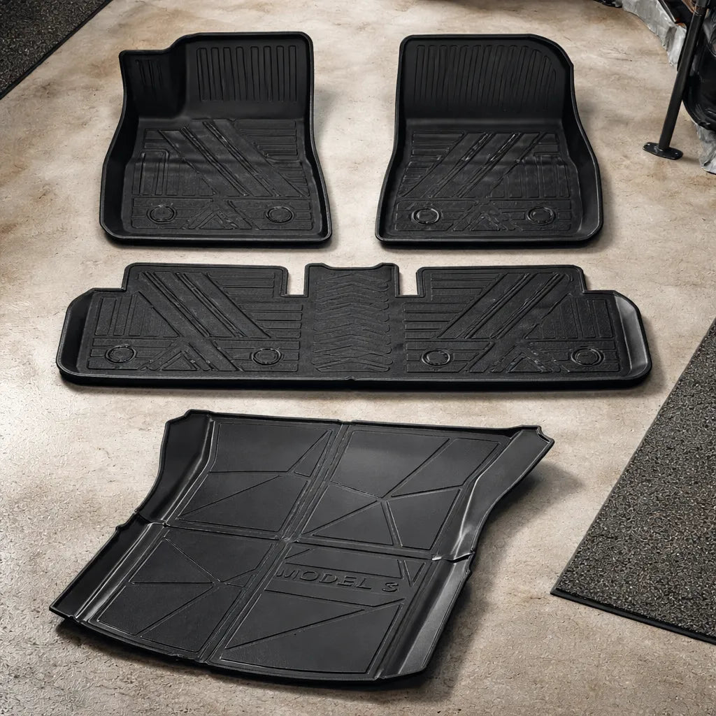 Tapetes Tpe Termoformados Lotus para Tesla Model 3 + Baúl