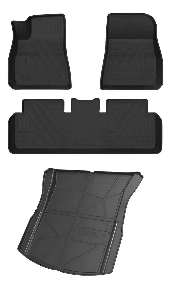 Tapetes Tpe Termoformados Lotus para Tesla Model 3 + Baúl