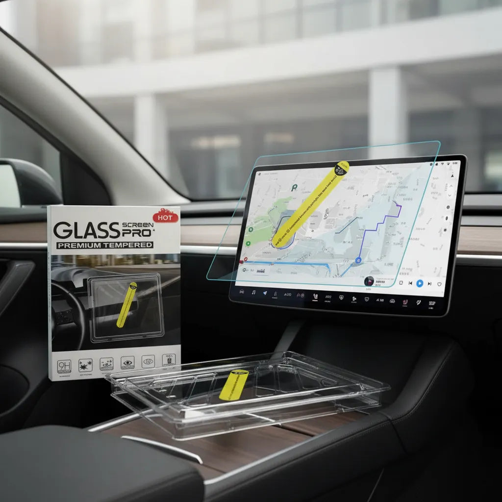 Vidrio Templado Protector Para Pantalla Tesla Model 3