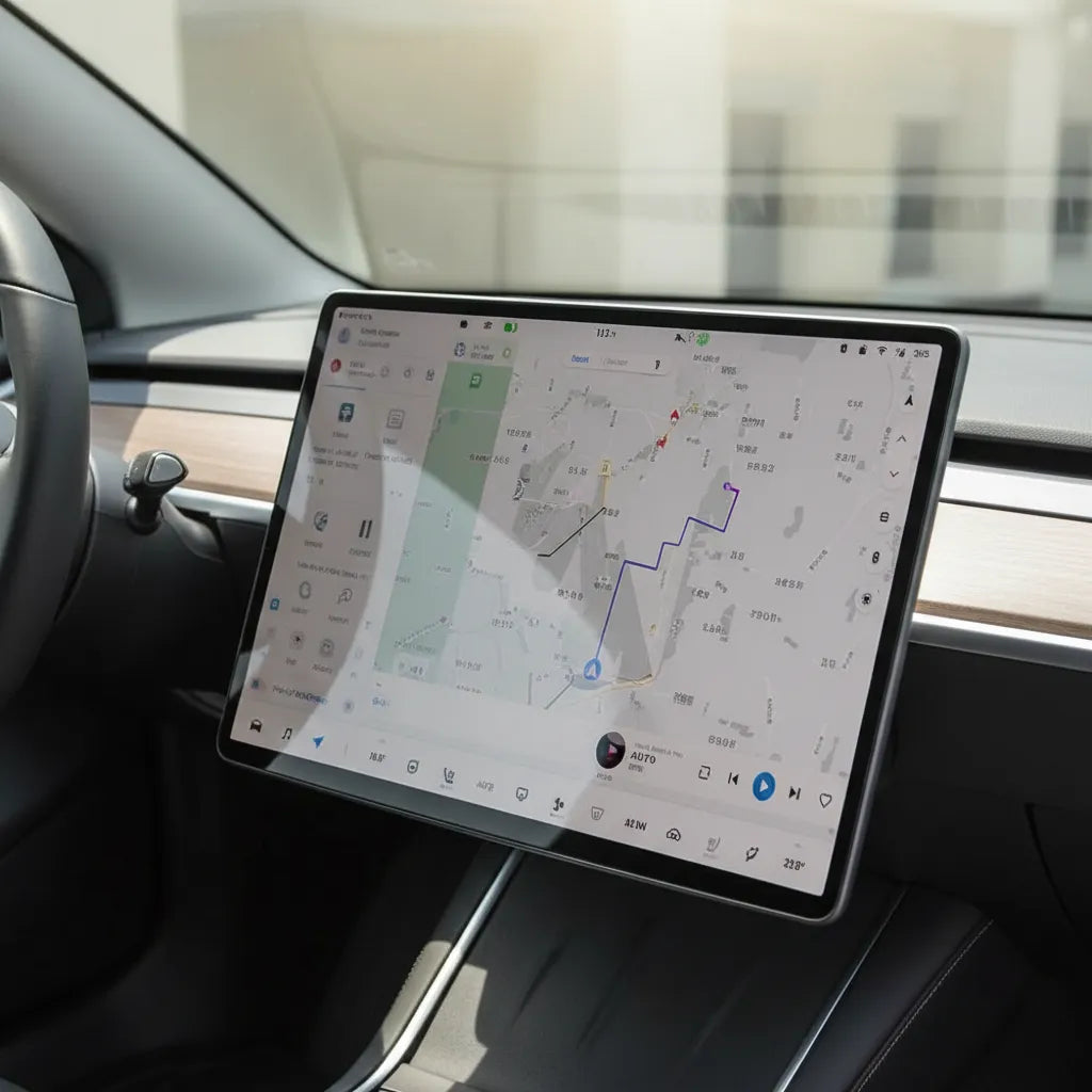 Vidrio Templado Protector Para Pantalla Tesla Model 3